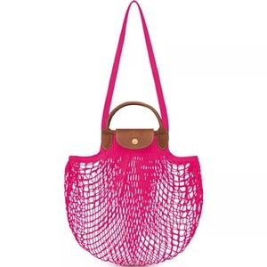 Longchamp Le Pliage Filet knit bag